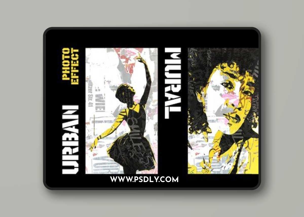 Urban Mural Poster Effect