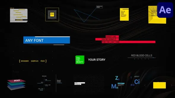 Videohive 15 Designer Samples for After Effects 45915989