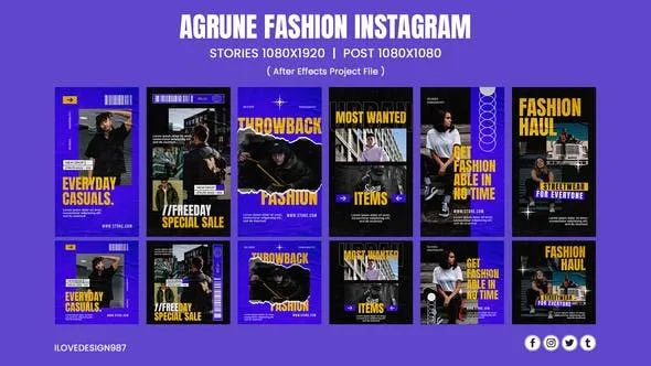 Videohive Agrune Fashion Instagram 45859456