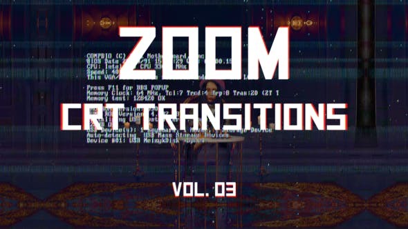 Videohive CRT Zoom Transitions Vol. 03 46176043
