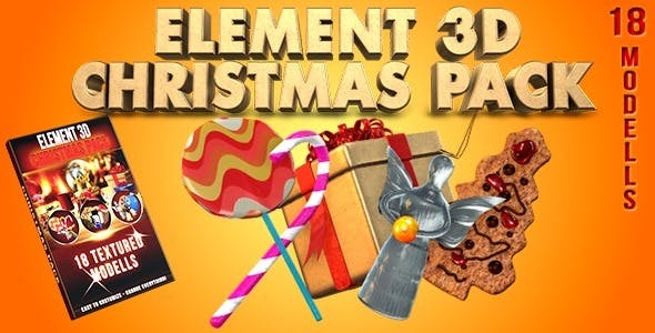 Videohive Christmas Element Pack 6050156