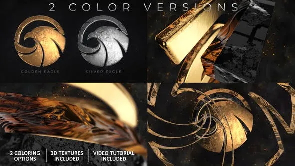Videohive Epic Gold And Silver Logo Reveal 28851321
