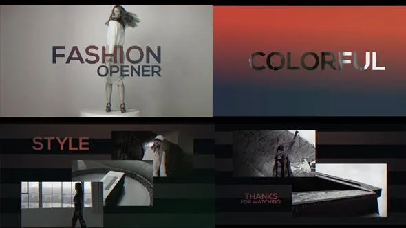 Videohive Fashion Promo - Fast Colorful Opener 19763856