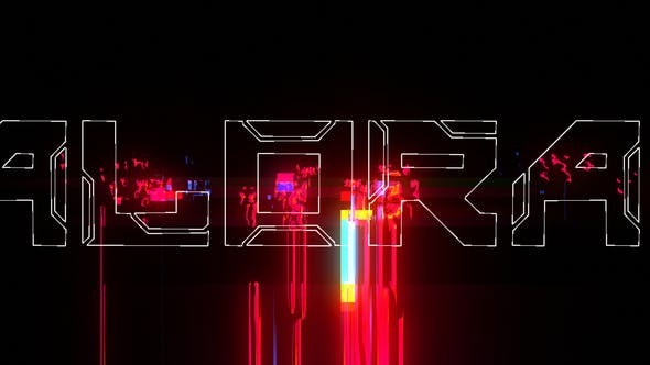 Videohive Futuristic Glitchy Reveal 46196397