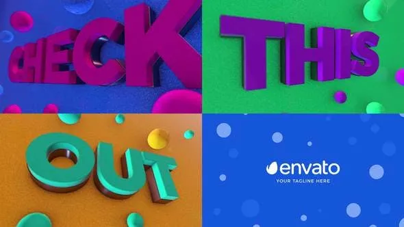 Videohive Intro 3D Text & Logo with Element 3D 45871466