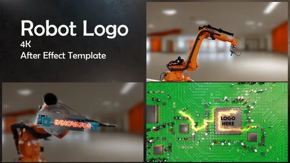 Videohive Robot Logo Animation 44666625