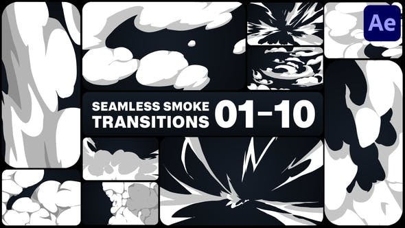 Videohive Seamless Smoke Transitions for After Effects 46175844