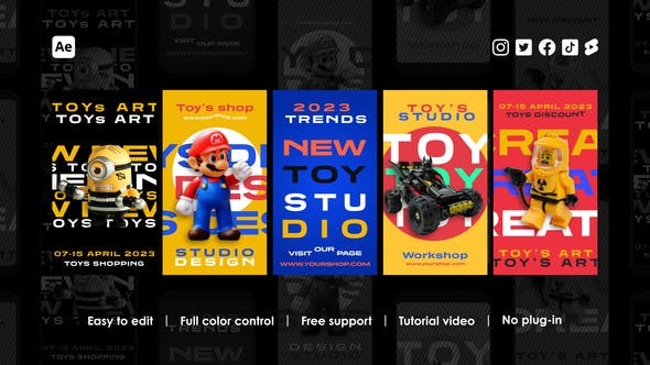 Videohive Toys Instagram Reels 46153493