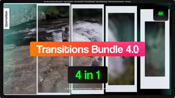 Videohive Transitions Bundle 4.0 46328840