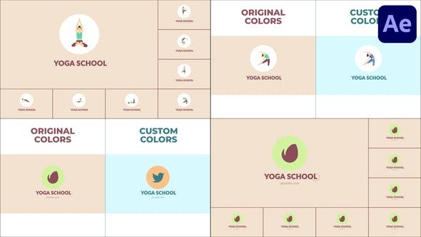 Videohive Yoga School Logo Reveal for After Effects 46060865