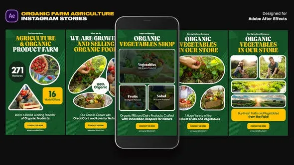Videohive Organic Farm Agriculture Instagram Stories 46117660