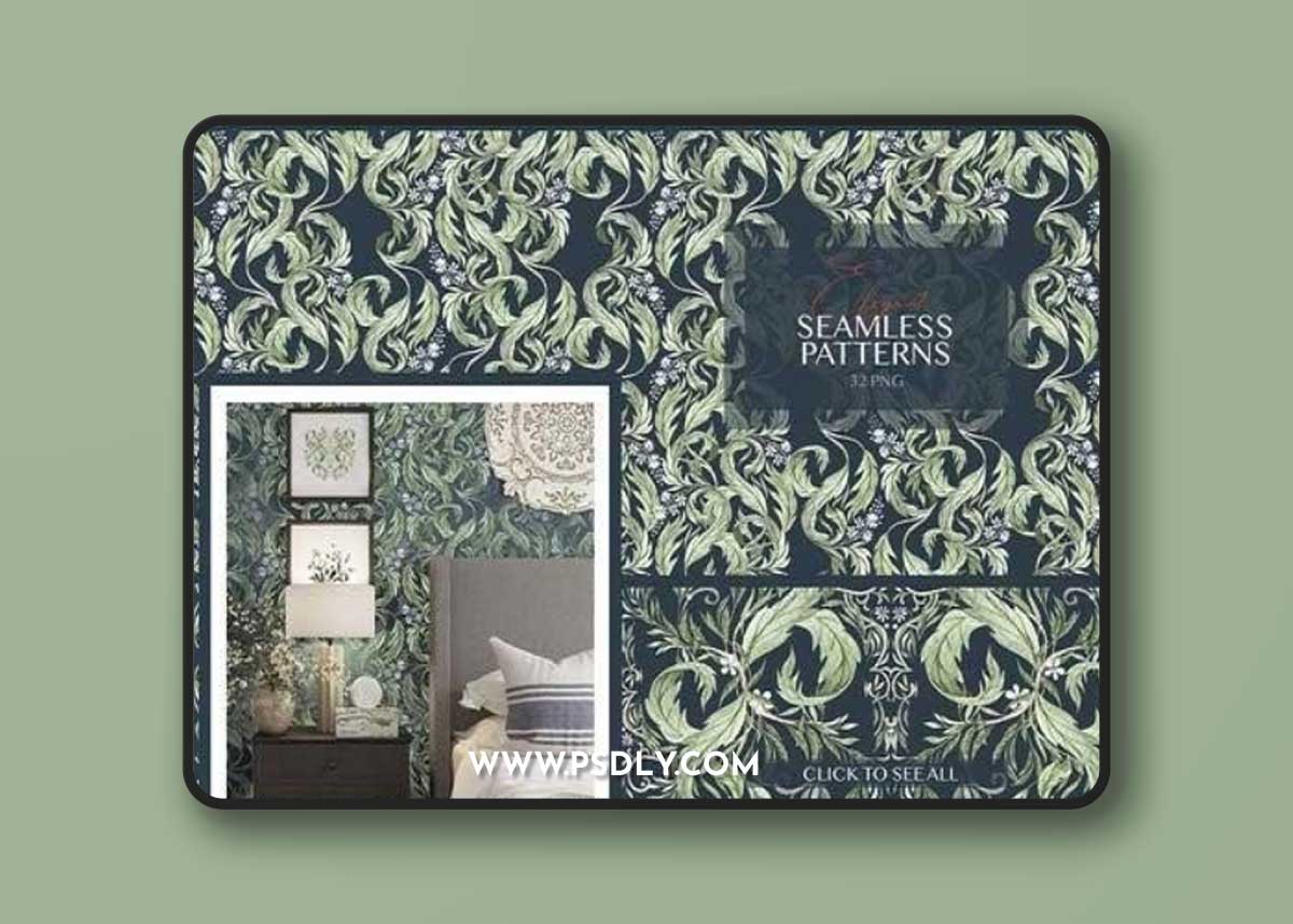 32 Elegant Seamless Patterns