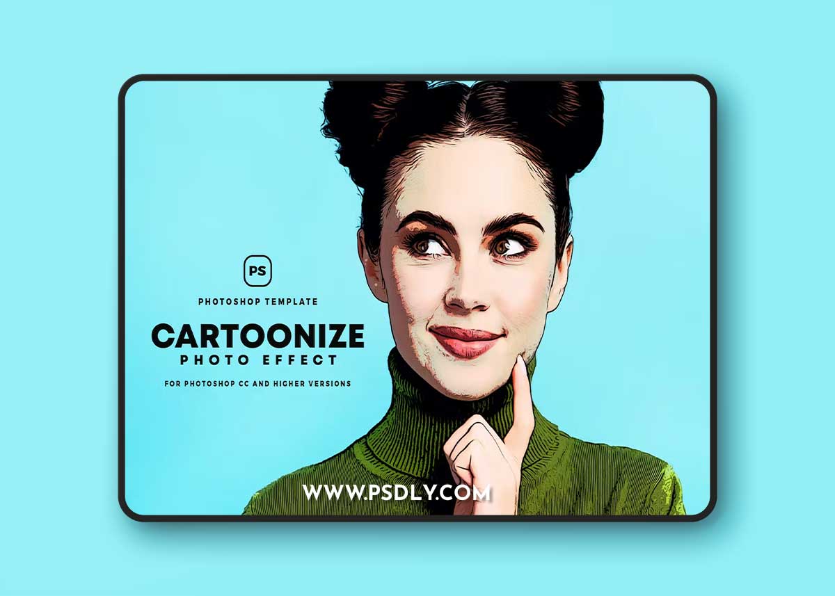 Cartoonize Photo Effect 3AZ298E