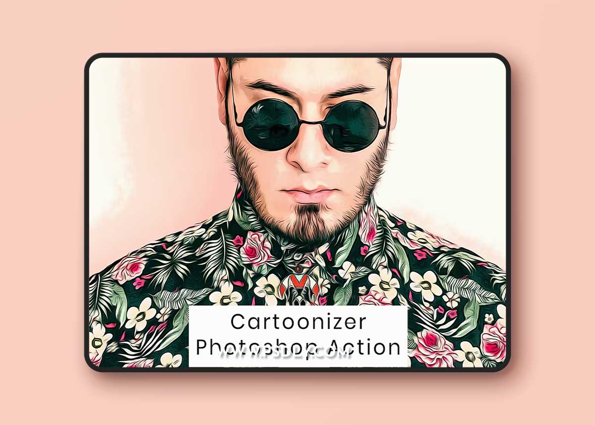 Cartoonizer Photoshop Action PEJXNEB