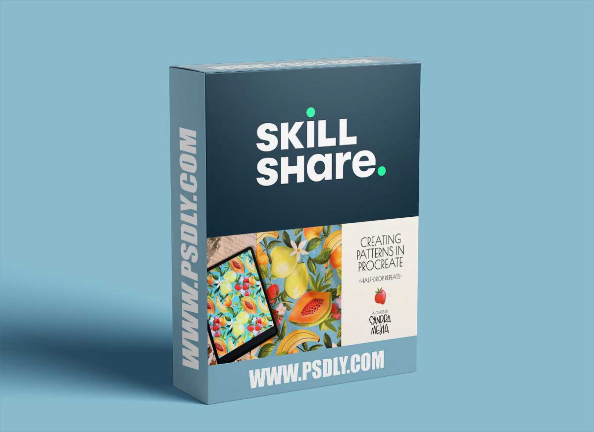 Creating Patterns in Procreate - Half-drop Repeats