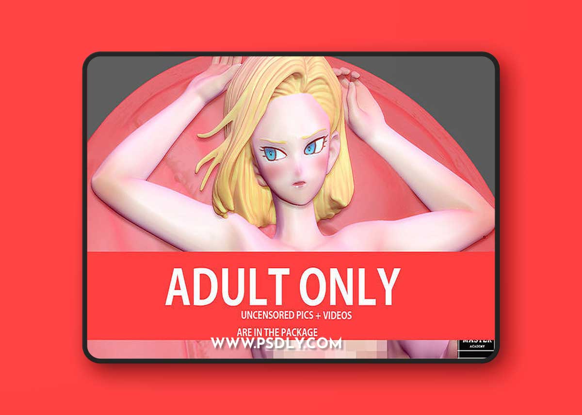 Figuremaster - Android 18 NSFW – 3D Print Model