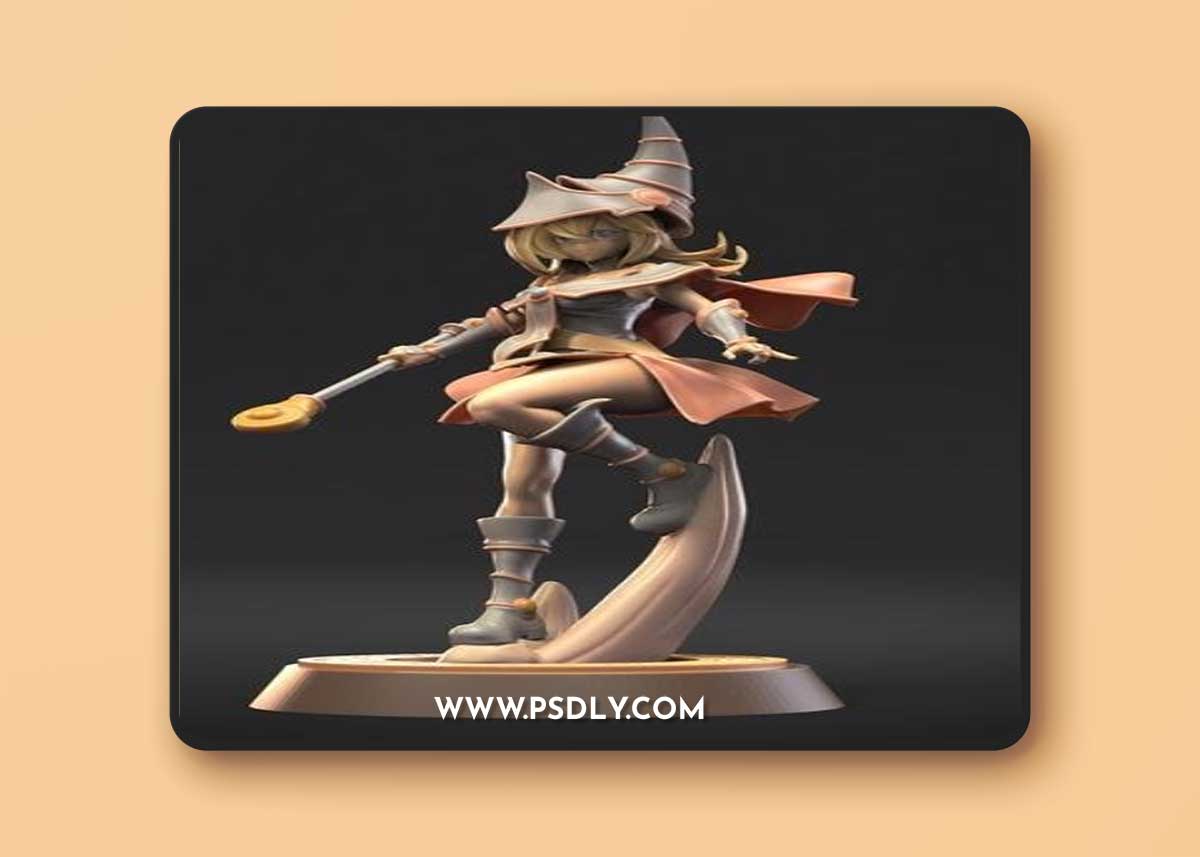 Maga Negra - Yu-Gi-Oh – 3D Print Model