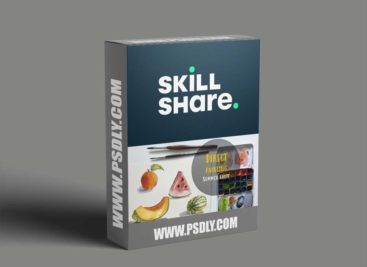 The Joy of Watercolor Direct Painting: Relaxing Summer Fruit