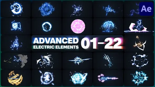 Videohive Advanced Electric Elements for After Effects 46902924