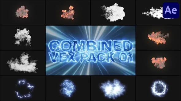 Videohive Combined VFX Pack for After Effects 47133661