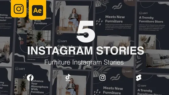 Videohive Furniture Real Estate Instagram Stories 47064581