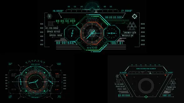 Videohive HUD700 HUD Ship 3 46923328