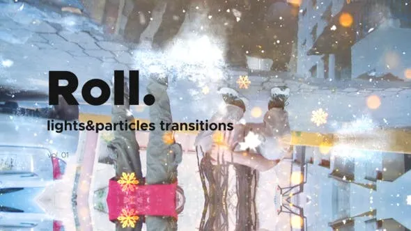 Videohive Lights & Particles Roll Transitions Vol. 01 47054457