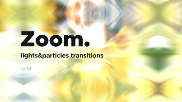 Videohive Lights & Particles Zoom Transitions Vol. 02 47054587