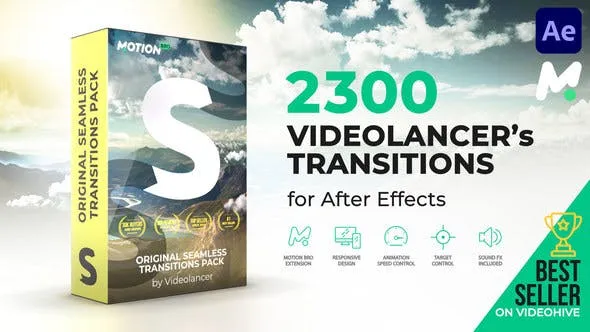Videohive - Videolancer's Transitions | Original Seamless Transitions Pack V9 - 18967340
