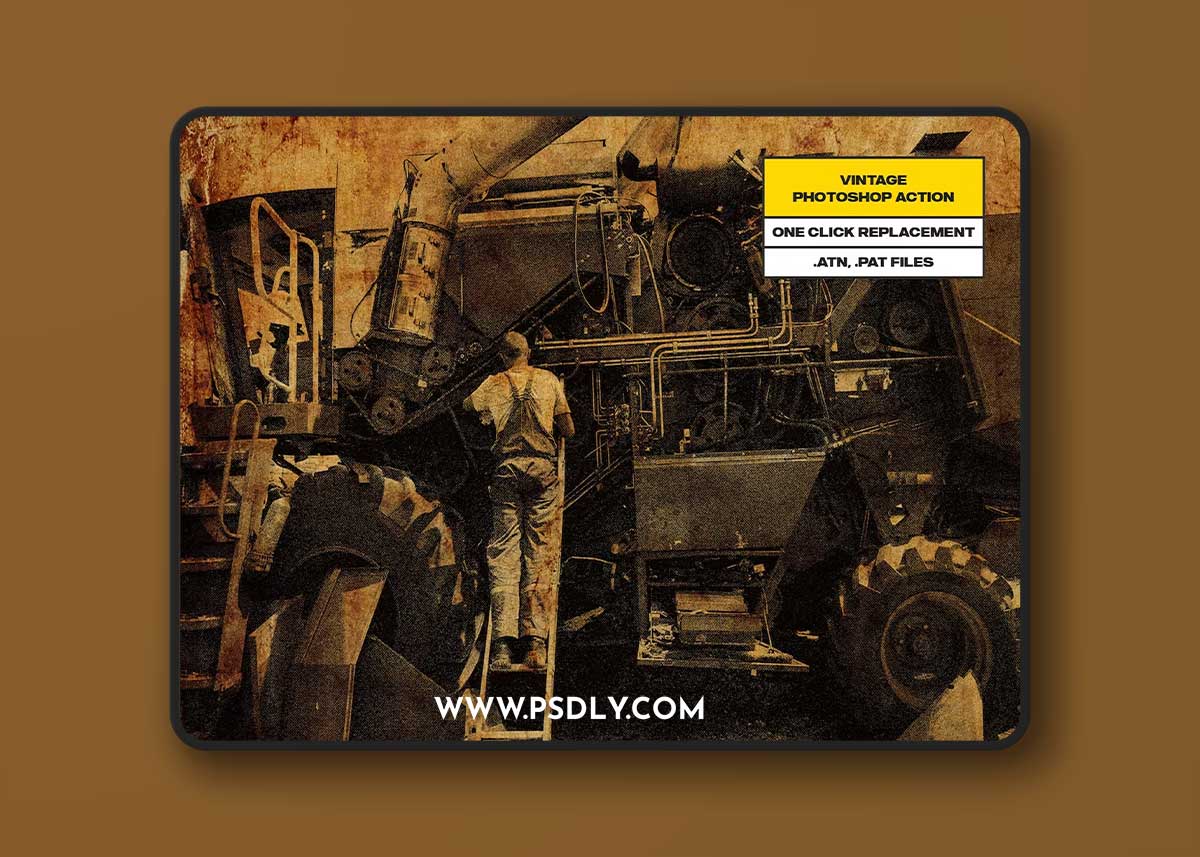 Vintage Photoshop Action TCV5AWC