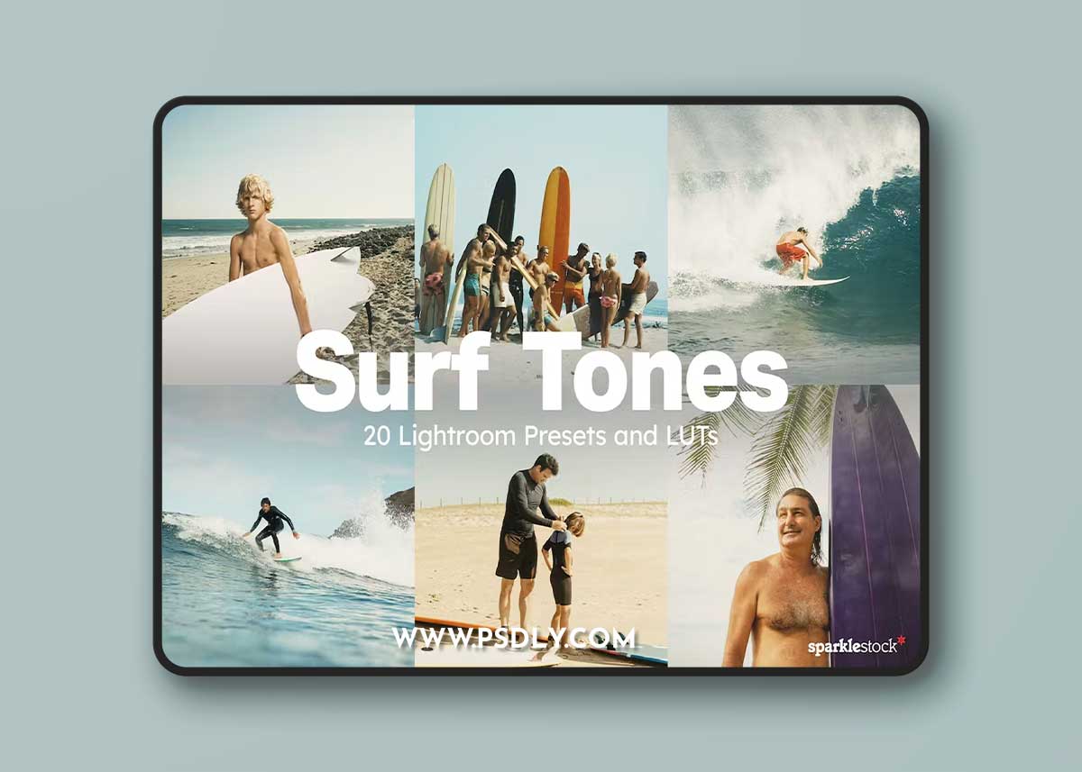 20 Surf Tones Lightroom Presets & LUTs 4PHHKYM