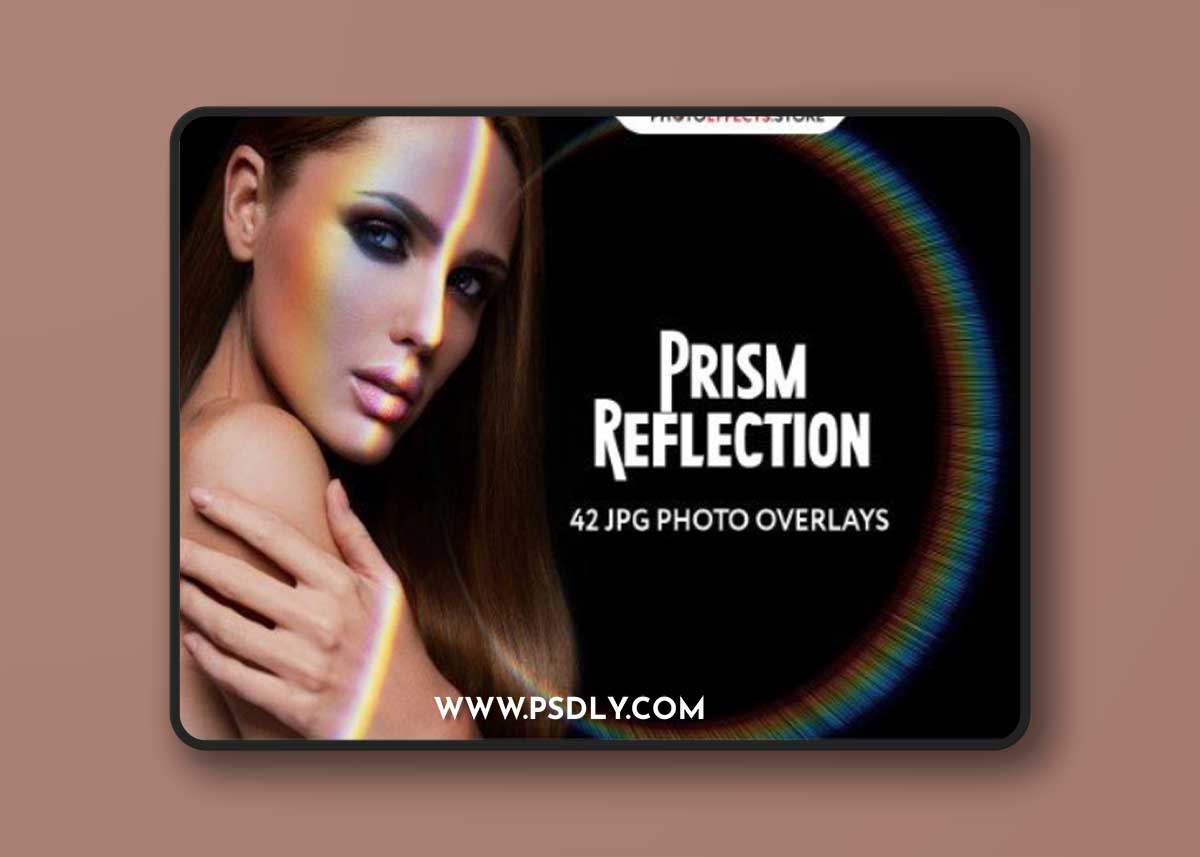 42 Prism Refection Photo Overlays