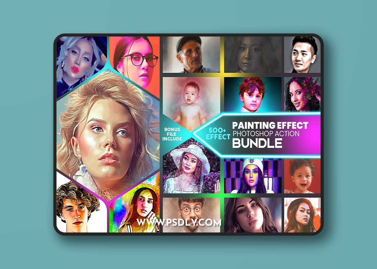 500+ Photoshop Action Bundle