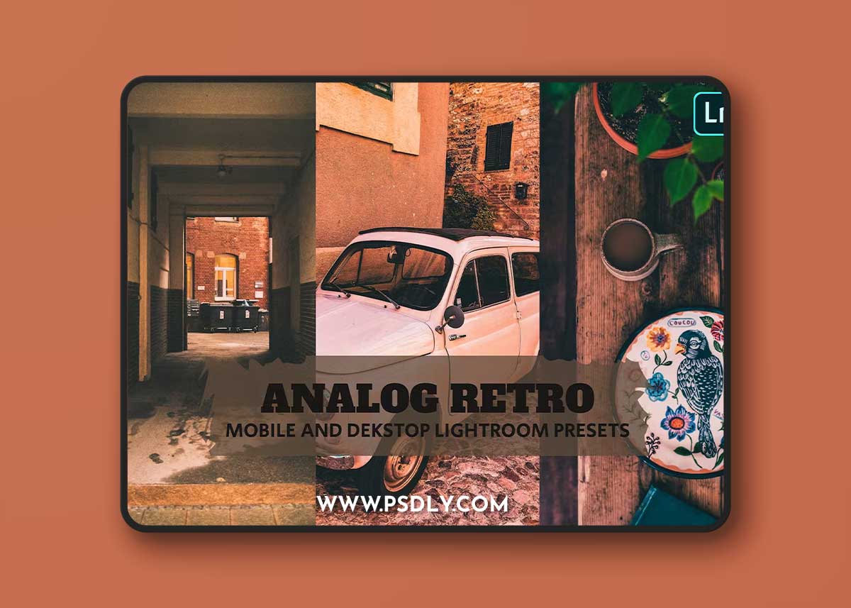 Analog Retro Lightroom Presets Dekstop and Mobile JQMVPPX