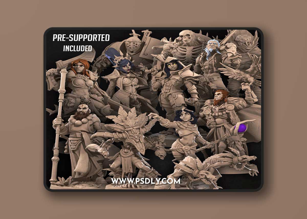 Bite The Bullet - Bullet Hell Heroes July 2023 – 3D Print Model