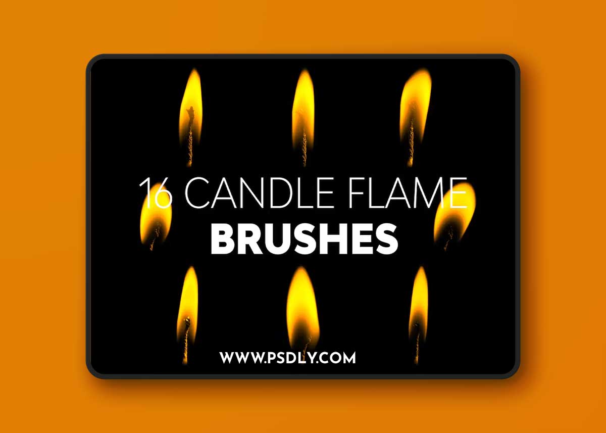 Candle Flame Brushes JQPGRFP