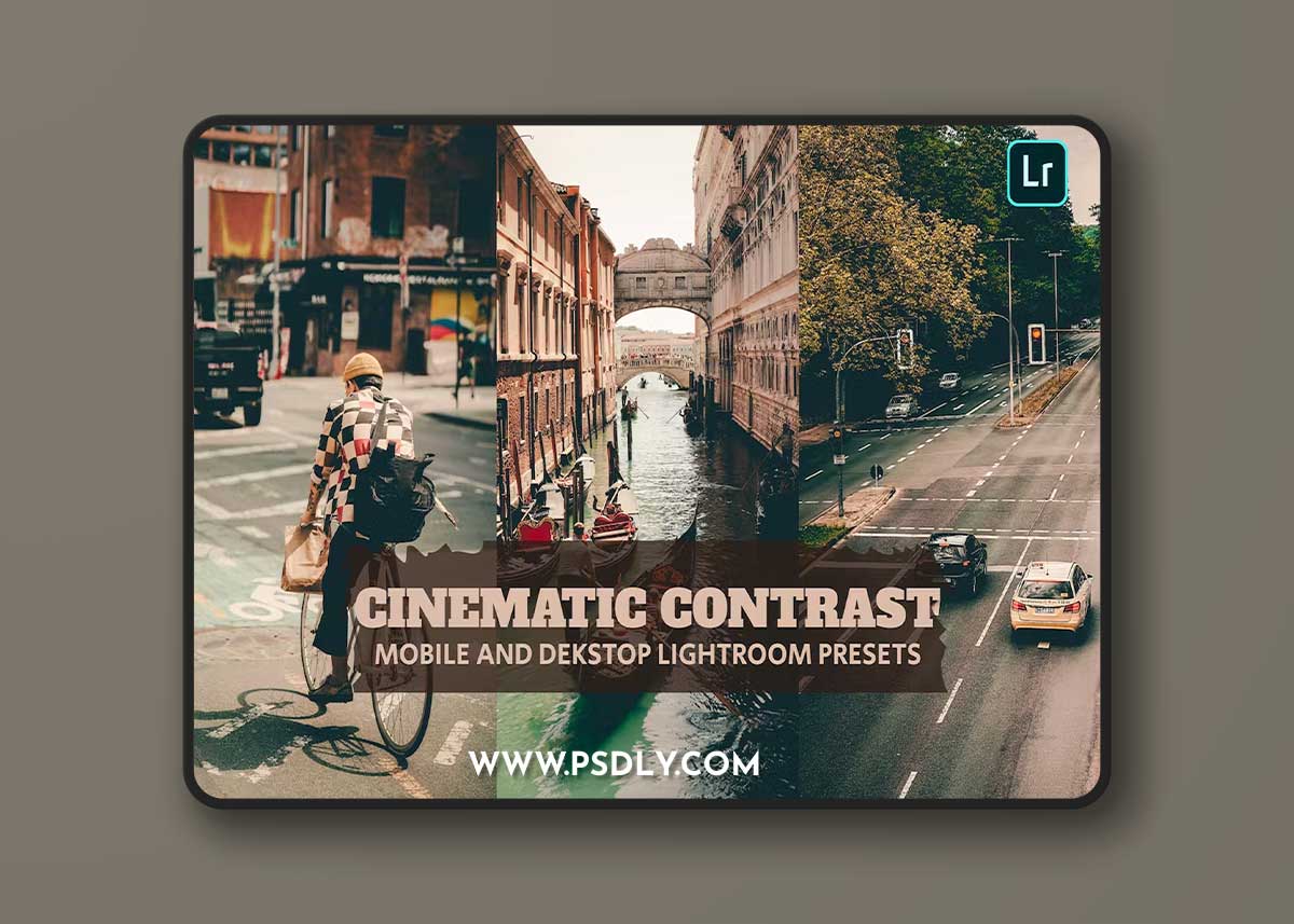 Cinematic Contras Lightroom Presets Dekstop Mobile H5B28U7
