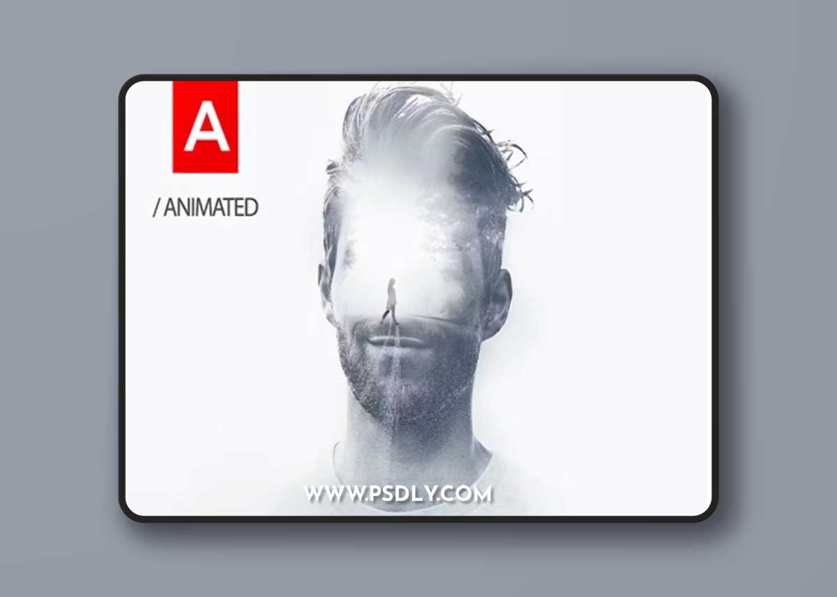 Double Exposure - Animated Photoshop Action