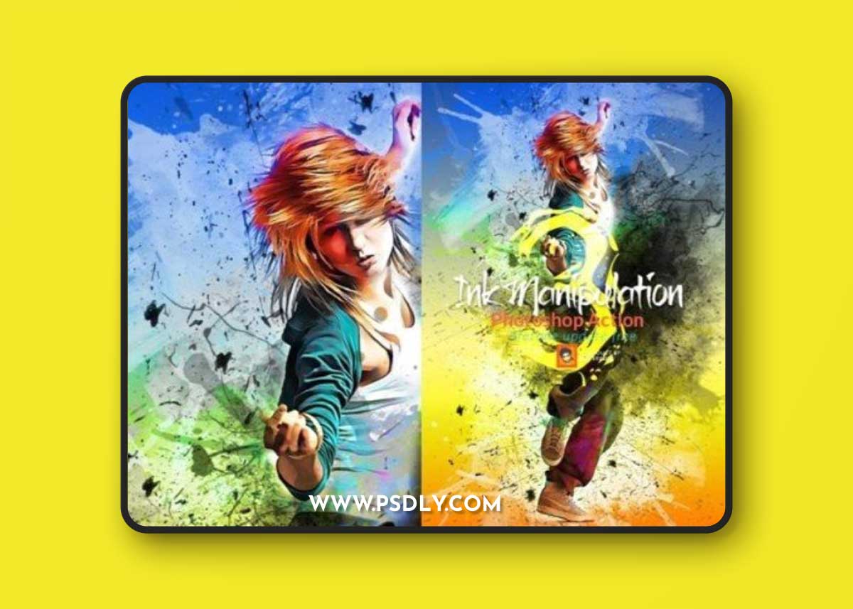 Ink Manipulation Photoshop Action 3