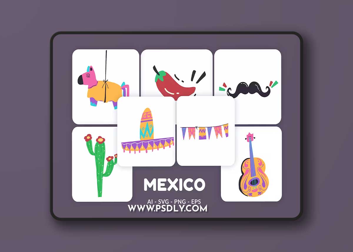 Mexico Vector Illustration v.1 S5WLFGF