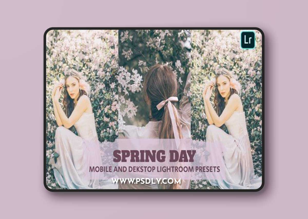 Spring Day Lightroom Presets Dekstop and Mobile V8LHQSB