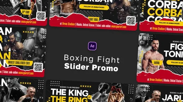Videohive Boxing Fight Slider Promo 47456255