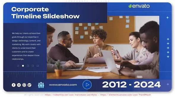 Videohive Corporate Timeline 47148288
