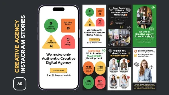 Videohive Creative Agency Instagram Stories 47564524