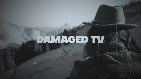 Videohive Damaged TV Looks 47621736