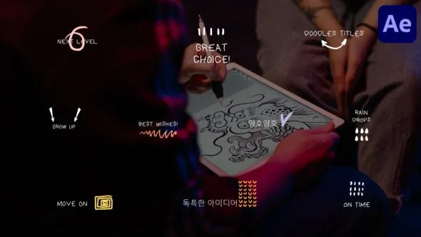 Videohive Doodles Abstract Titles for After Effects 47271907