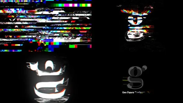 Videohive Glitch Logo 47530992
