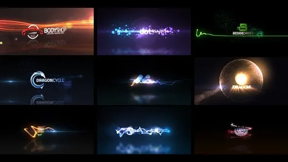 Videohive Glow Particles Logo Pack 7489265