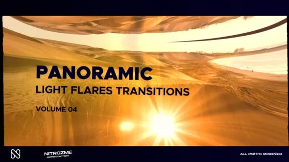 Videohive Light Flares Panoramic Transitions Vol. 04 47223879