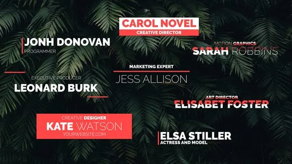 Videohive Lower Thirds Mini Pack 47229018